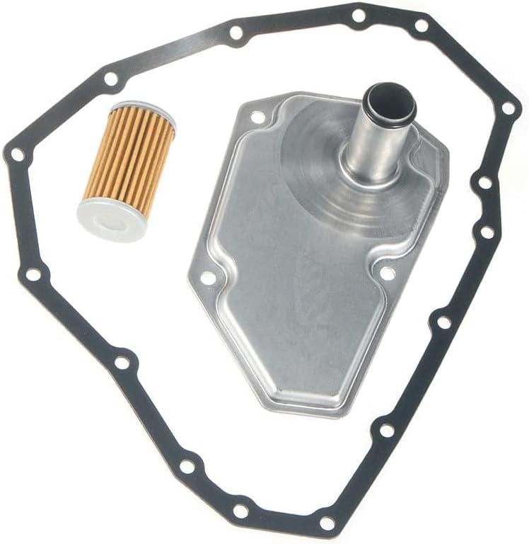 Transmission Filter Oil Pan Gasket Kit:RE0F11A JF015E Transmission Oil Filter for 2012-2019 Nissan Sentra Versa Note Replaces 19318012/31726-28X0A/31726-3JX0A/31726-3JX0A/19318012
