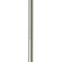 WILON Modern Glass Pendant Lighting for Kitchen Island, Farmhouse Pendant Lights for Dining Room Kitchen Sink, Adjustable Hanging Ceiling Light 7" Hammered Glass Shade, Brushed Nickel Metal Finish