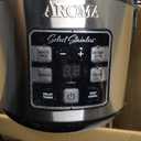 AROMA Select Stainless Rice Cooker, 4-Cup (Uncooked) / 8-Cup (Cooked), 2 Qt, Stainless Steel Inner Pot, Multicooker, Steamer, Stainless Steel, ARC-914SBDS
