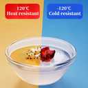 3in 2.5oz Small Clear Glass Ramekins Custard Bowls, 10 Pack Mini Glass Dipping Sauce Cups Pinch Bowl, Little Kitchen Condiment Ingredient Prep Salad Dishes, Dishwasher Microwave Freezer Safe