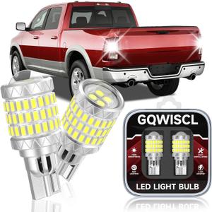 921 912 LED Reverse Light Bulbs Fit for Dodge 2007-2018 Ram 1500 2500 3500 & 2019-2024 Ram 1500 Classic, 6000K White, 600% Brightness with HD Projector Back Up Light Bulb, Pack of 2