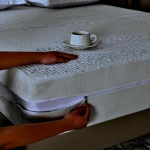 Zippered Mattress Encasement, Mattress Cover Protector, Breathable Waterproof Bed Sheet Alternative, Skin?Friendly Knit Deep Pocket Sheet Cover,CAI King Size(Depth 10''-11'', California King 72"84")