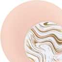 Curve Dinnerware Plates Pink Combo - Case of 128 (4 packs x 32)