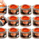Luminar Resealable-Wick Chafing Fuel Cans, 12 Pack, 4 Hour - Premium Quality Burners for Food Warmers - No More Spills, Waste, or Hassle - Perfect for Convenient, and Long-Lasting Event Catering