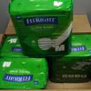 FitRight Adult Diapers, Extra+ Heavy Absorbency, M (Waist Size 32in-44in), 80 Count, OptiFit Incontinence Briefs for Men and Women, Disposable, Moisture-Wicking, Leak Protection