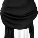 AURUZA Shawls and Wraps for Evening Dresses, Soft Pashmina Shawls for Women, Pashmina Shawls for Wedding Party (1-new Black)