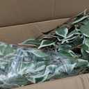 6FT Artificial Ficus Tree, Tall Fake Tree Indoor, Lifelike Faux Ficus Tree with Natural Wood Trunks Branch Leaves for Home, Office, Living Room, Bedroom, Porch, Garden, Doorway, Outdoor Decor