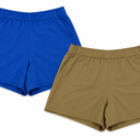 2 x ODODOS Men's Athletic Shorts with Pockets 5" Quick Dry Lightweight Workout Gym Running Shorts, Tan, Medium, (Mix Colors)
