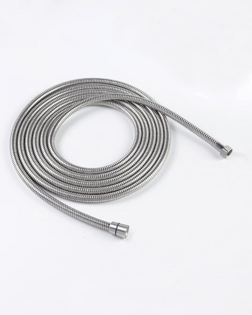PHASAT Extra Long Shower Hose Replacement, 304 Stainless Steel Shower Head Hose Extension,177 Inches,Brushed Nickel