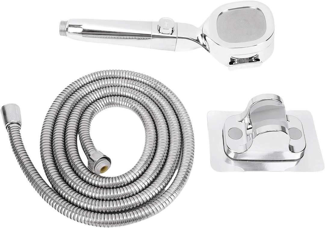 RV Shower Head RV Showerhead RV Showering Kit with 4 Modes High Pressure Water Saving On Off Switch Adjustable Angle for Campers RVs