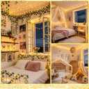 JMEXSUSS 200 LED String Lights Indoor Outdoor Clear Wire, Connectable Warm White Christmas String Lights for Bedroom, 66 Ft Twinkle Fairy Light Plug in for Wedding Home Tree Yard Patio Spring Decor