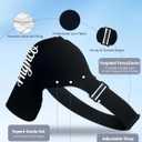 Shoulder Ice Pack Wrap for Rotator Cuff and Arm,Reusable Compression Cold Brace for Pain Relief & Muscle Relaxation,Tendonitis,Swelling,Discomfort After Surgery,Hot &Cold Therapy Ice Pack for Shoulder (Large-Black) (Black)