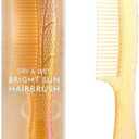 CANDYBRUSH Wide Tooth Comb for Women Curly Hair Wet Comb Detangling Girls Long Short Thick Fine Hair Curls Fashion Styling Tool Golden Large Pack of 2