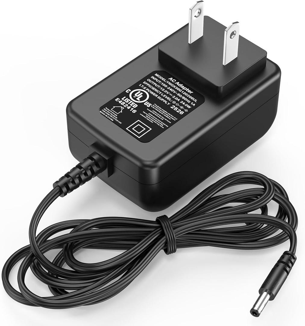 12V Retainer Cleaner Charger Replacement Compatible with Zima Dental Pod & Pod PRO Ultrasonic Cleaner Machine, Power Cord AC Adapter for Zima Dental Pod/Pod Pro Aligner Nightguard Mouthguard Cleaner