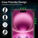 3 x ivoler 3+3 Pack Tempered Glass for iPhone 16 Plus 6.7" Screen Protector with Camera Lens Protector with [Alignment Frame], Anti-Scratch Case Friendly Transparent HD Clear Film