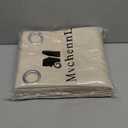 Linen Textured Curtains, 96 Inch Curtains 2 Panel Set, Light Filtering Semi Sheer Drapes, Elegant Grommet Top Window Treatments for Living Room/Bedroom/Dining Room (Beige)