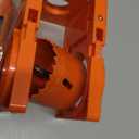 Door Lock Installation Kit, with 1 inch Hole Saw (2 inch Depth) & 2-1/8 inch Hole Saw (1.5 inch Depth) and Jig, for Drilling Wood and Metal Door, Installing Deadbolt and Knob, Orange