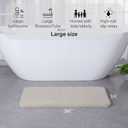 Luxury Quick Dry Non-Slip Bathroom Rugs24'' x 36'' Beige Highly Absorbent Washable and Ultra Soft, Extra Thick Fluffy Bath Mats for Shower/Kitchen/Bathtub Floor