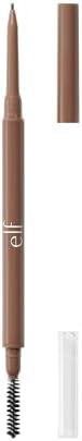 e.l.f. Micro-Fine Brow Pencil, Waterproof Brow Color & Spoolie For Shaping Brows & Creating A Feathered Natural-Looking Finish, Vegan & Cruelty-Free, Espresso