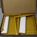 Asee'm 6.6FTx6.6FT Gold Wedding Arch Backdrop Stand Square Metal Rectangular Arch Frame for Ceremony Party Birthday Bridal Baby Shower Anniversary Arbor Balloon Decoration