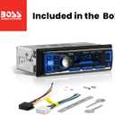 BOSS Audio Systems 611UAB Car Stereo - Single Din, Bluetooth, No CD DVD Player, AM/FM Radio Receiver, Aux Input, USB