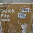 Jool Baby Quick Flip Toilet Seat with Built-in Potty & Splash Guard for Toddler Training, Slow Close (Round)