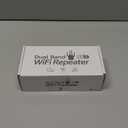 WiFi Extender with Ethernet Port, 1200Mbps Dual Band (5GHz/2.4GHz) WiFi Booster.Covers Up to 12880 Sq.ft,Supports 105 Devices, Easy Setup Signal Booster, EasyMesh Compatible, Four Directional Antennas