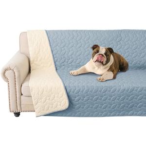 Ameritex Pet Bed Cover Dog Bed Blanket for Sofa and Furniture Waterproof New Pattern Design (52x82 Inch, Light Blue)