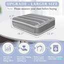 Adult Booster Seat Cushion Extra Firm Riser Chair Cushions for Elderly Washable Thick Chair Lift Pads to Raise Height for Couch, Home, Patio, Office Seat, 16.5 inches x 13.3 inches x 4.7 inches