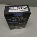 Gravity Electric Salt and Pepper Grinder Set White Elephant Gifts for Women Who Have Everything Grilling Men Kitchen Gadgets Housewarming Holiday Cooking Adults Idea Battery Operated Shakers Automatic (Black)