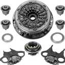 6DCT250 DPS6 Auto Transmission Clutch Kit with Clutch Release Fork & Bearing Compatible with Ford Focus Fiesta 2011-2019 B-Max 2012-2019 Ecosport 2013-2019 Replace# 602000800 Clutch Fork Kit