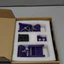 RT-TCZ for Wrangler Hood Latches Catch Kit Compatible with Jeep Wrangler JK JKU 2007-2017 JL JLU 2018-2025 for Gladiator JT 2020-2025 Purple Exterior Accessories 2pcs (3-Holes)