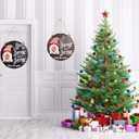 CYNOSA Interchangeable Seasonal Gnome Sweet Gnome Welcome Sign Front Door Decor Wooden Gnome Door Hanger, 12 Inches Farmhouse Wall Sign Gnome Decor (Brown)