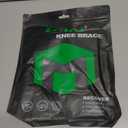 Compression Knee Brace for Women & Men, Workout, Sports, Daily Knee Compression Sleeve for Maximum Knee Pain Support & Fast Recovery1-Pack with Removable Adjustable Straps Knee Brace(XX-Large)