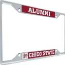 Desert Cactus Cal State Chico University California Car Accessories Wildcats Metal License Plate Frame and Tag Holder for Front or Rear of Car (Alumni)