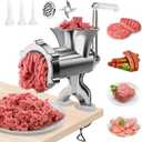 Manual Meat Grinder Sausage Maker Table Mount Pork Mincer Homemade Burger Patties Hand Operated Kitchen Tool-fq15