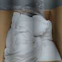 JOLLYVOGUE King Comforter Set, Ultra-Soft Bed in a Bag King Size 7 Pieces, Oeko-TEX Certified Bedding Set with Down Alternative Comforter, Sheets, Pillowcases & Shams, White