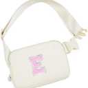 Birthday Gifts for 4 5 6 7 8 9 10 11 12 13 Year Old Girls,Gifts for Teens Kids Daughter Sister Her,Two Way Zipper Crossbody Bag Fanny Pack Belt Bag Cute Trendy Stuff - Cream,E