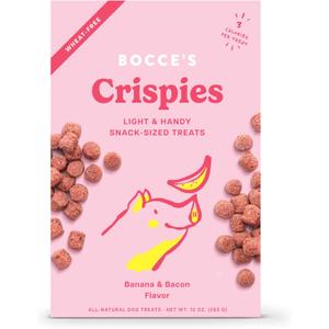 Bocce's Bakery Banana Bacon Crispy Dog Treats, 10 oz