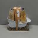 Gift Baskets for Women, Body & Earth Gift Set with Jasmine & Honey Scent Includes Bubble Bath, Hand Cream, Holiday Gift Baskets, Bath and Body Gift Sets for Women, Happy New Year Gifts