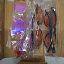 Eyekepper 5 Pack Blue Light Filter Glasses Women Oval Round Computer Reading Glasses Orange Tinted +1.50