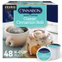 Cinnabon Classic Cinnamon Roll Keurig Single-Serve K-Cup Pods, Light Roast Coffee, 48 Count (EXP 07/24/28)