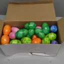 Sotiff 48 Pcs Easter Eggs Stress Balls Squeeze Easter Eggs Toy Bulk Slow Rising Stress Relief Fidget Toy for Easters Egg Hunt Basket Stuffers Fillers Party Favor Gifts(Classical)