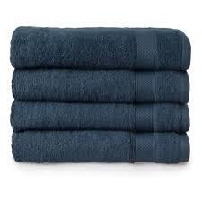 4 Pack Towels 30" x 60" (Navy )