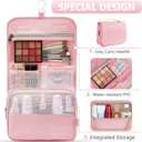 8 Set Packing Cubes for Travel, Gifts for Women Mom,Anti-Tearing Suitcase Organizer for Luggage with Shoe & Hanging Toiletry Bag,OlarHike Vacation Essentials & Accessories for Cruise Ship,Dream Pink