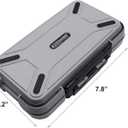 Fishing Tackle Box, Floating Storage Box, Double-Sided Lure Box with Adjustable Dividers Organizer Making Kit Container