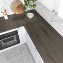 VEELIKE Thick Dark Brown Wood Contact Paper Peel and Stick Countertop Contact Paper Waterproof 24''x354'' Peel and Stick Wood Wallpaper Self Adhesive Woods Vinyl Wrap for Countertops Cabinets Table