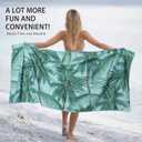 30" x 67" Sand Free Beach Towel, Quick Dry Bath Towel,Thin Lightweight Pool Towels, Swim BeachTowels for Women,Adults Travel Beach Accessories Vacation Essentials Gift (New Coconut Tree)