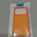 FNTCASE for iPhone 17 Pro case Orange: Compatible with Magsafe, Magnetic 17 Pro Phone Cases with Screen Protector, Military Grade Shockproof Protective Dual-Tone Trending Design Cover, 6.3 inch