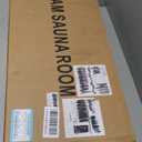 Sauna Box, 3L Portable Steam Sauna Tent for Home & Indoor Use, 1400w Personal Sauna Pod, Remote Control, Folding Chair, 15 Levels, 99-Min Timer,32" x 32" x 71"